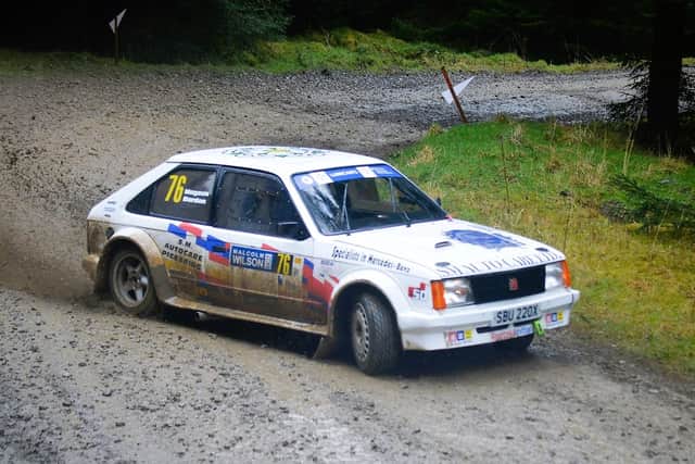 Steve Magson at the Malcolm Wilson Rally Photo by John Gorton