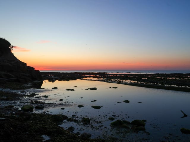 A beautiful sunrise at Scarborough, by Beverley Senturk.