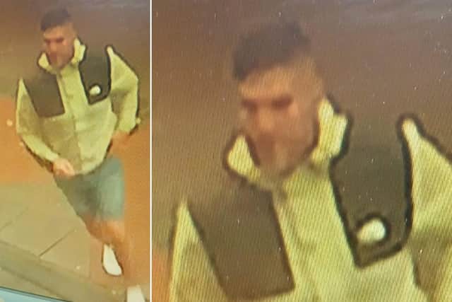 Police have released a CCTV image of a man they would like to speak to