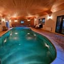 The property has its own leisure suite including this heated swimming pool.