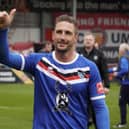 Whitby Town earned a crucial 3-2 win on the road at FC United of Manchester on Good Friday. Photo by Owen Cox