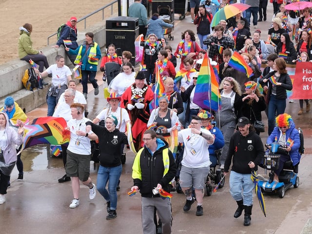 The parade progresses.