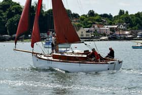 Nancy Blackett sailing at Pin Mill