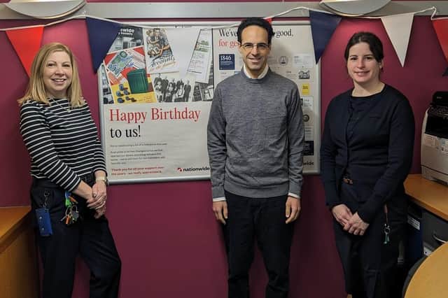 Nationwide’s branch on Bridge Street in Helmsley is turning 40 years old and has held a birthday party to mark the milestone.
