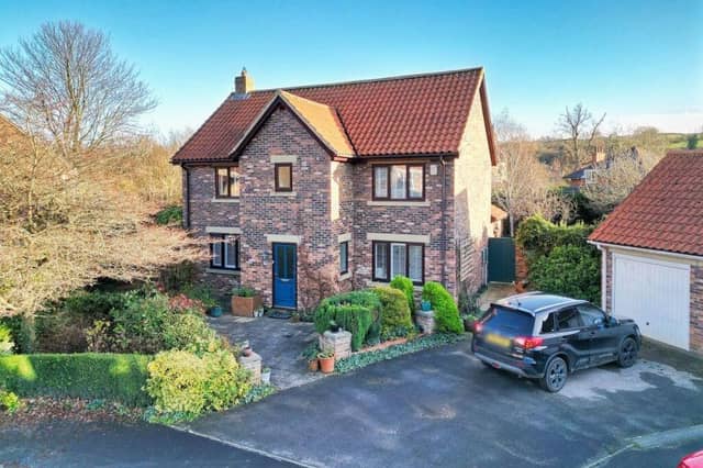 The property for sale in Briggswath has a quiet, cul de sac location, with an established garden.