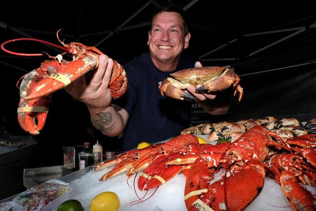 There were lobsters galore at the festival.