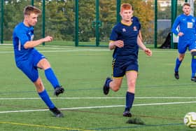 Jos Storr scored twice as Whitby Fishermen's Society lost 4-2 at home to Tockwith