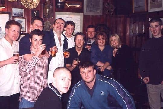 Photo taken at The Elsinore, 1999, on the inaugural Whitby pub crawl.