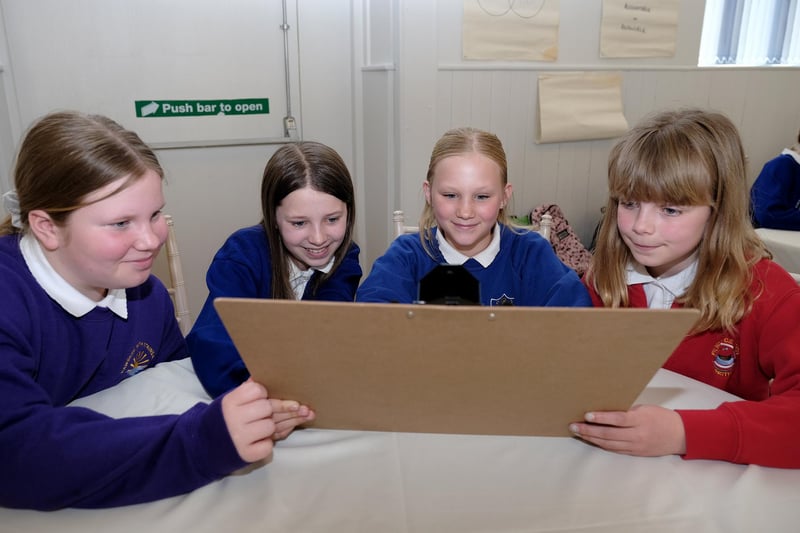 Youngsters having fun at the Whitby School Leadership event at Sneaton Castle.picture: Richard Ponter