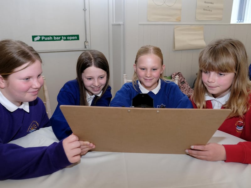 Youngsters having fun at the Whitby School Leadership event at Sneaton Castle.picture: Richard Ponter
