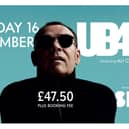 UB40 featuring Ali Campbell will perform at Bridlington Spa tonight (September 16).