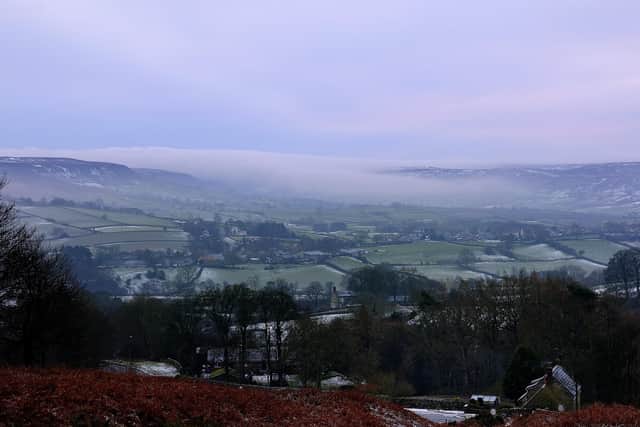 Overlooking Danby and beyond . pic Richard Ponter