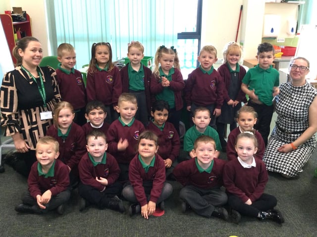 Overdale School class 1 new starters.