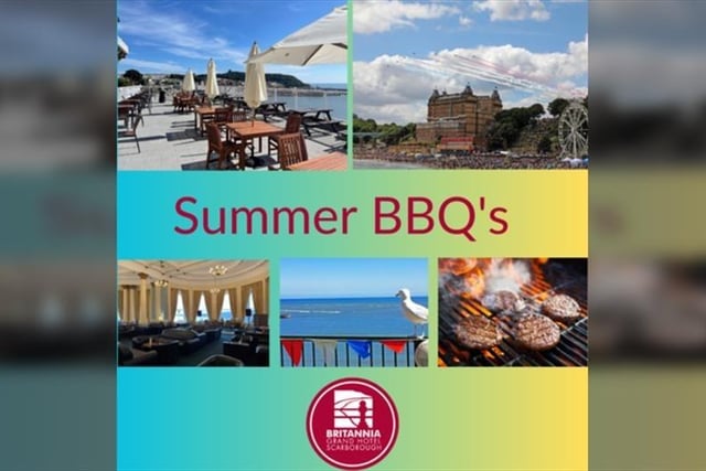 The Grand Hotel in Scarborough will be hosting a 'BBQ with a view' on June 24, between 12:30-3:00pm. The event will take place on the hotel's sundeck, where visitors can take in stunning views of Scarborough's South Bay while eating and drinking in the sunshine.