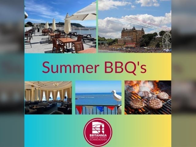 The Grand Hotel in Scarborough will be hosting a 'BBQ with a view' on June 24, between 12:30-3:00pm. The event will take place on the hotel's sundeck, where visitors can take in stunning views of Scarborough's South Bay while eating and drinking in the sunshine.