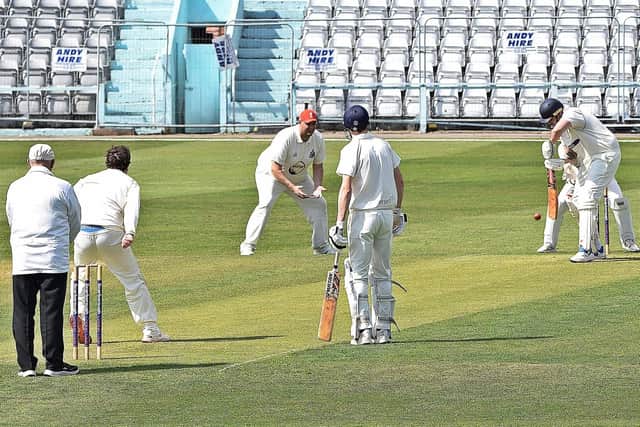 Snainton skipper Ben Norman hit 23 and took five wickets as his side defeated Wykeham 2nds. Photo by Simon Dobson