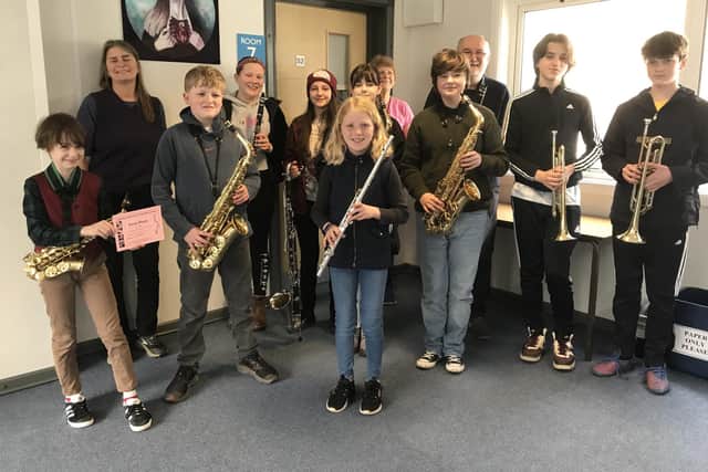 Whitby Music Centre youngsters.