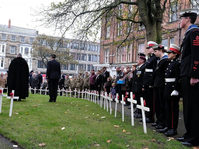 During the service