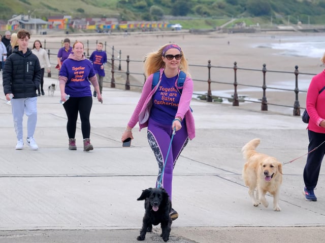Four-legged friends joined in the fun too.
picture: Richard Ponter