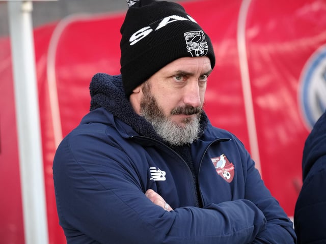 It was a 44th birthday to forget for Scarborough Athletic manager Jono Greening.