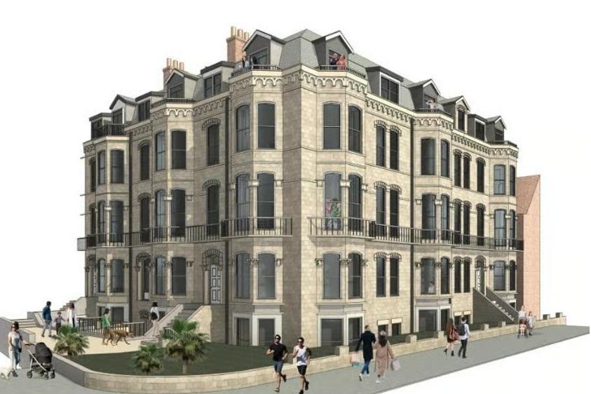 Large clifftop hotel in Scarborough approved for conversion to flats with swimming pool