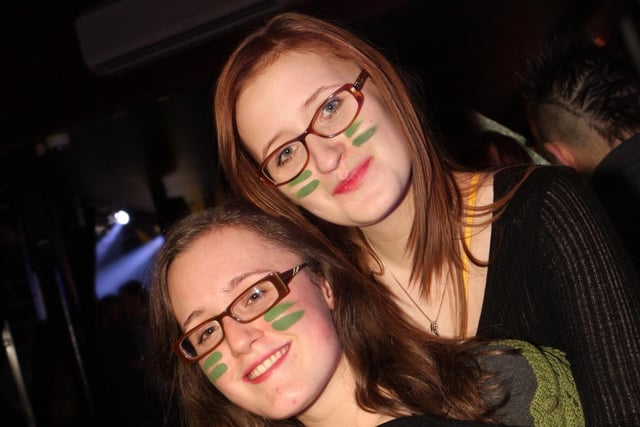 Bethanie and Jessie enjoying a girl's night in Blue Lounge.