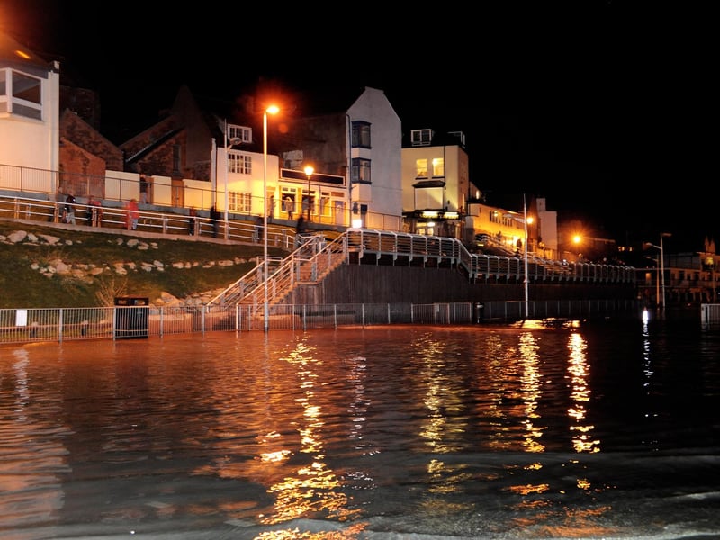 Flooding in Bridlington.