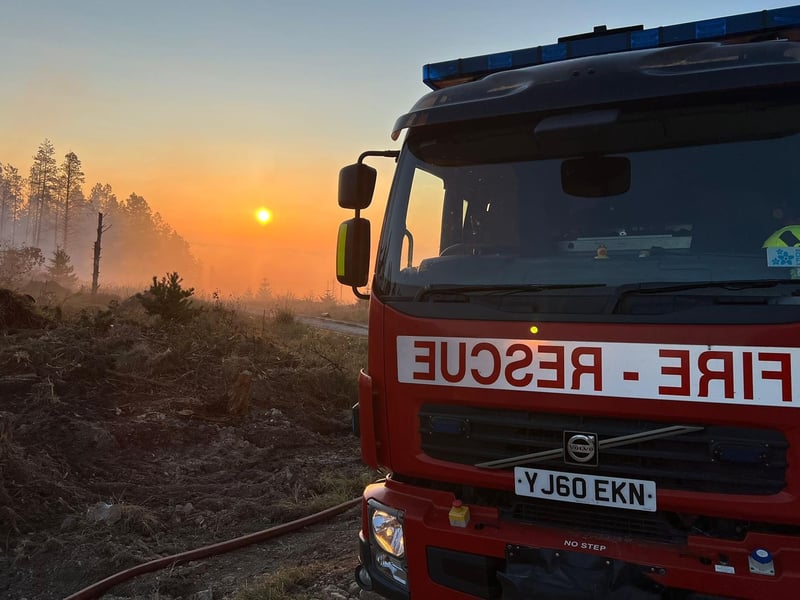Malton fire station joined the effort.