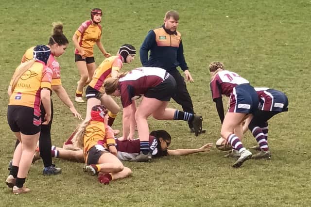 Scarborough RUFC Girls Under-14s won at Sandal