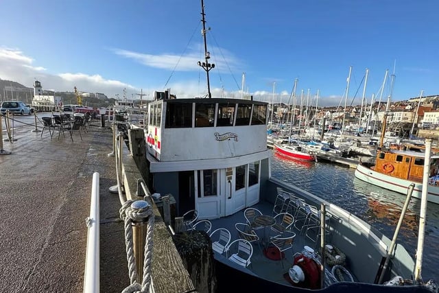 The Regal Lady boat and tourist attraction with a bar is for sale in Scarborough.