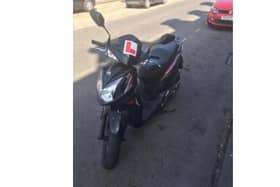 The moped was stolen on Friday, October 13