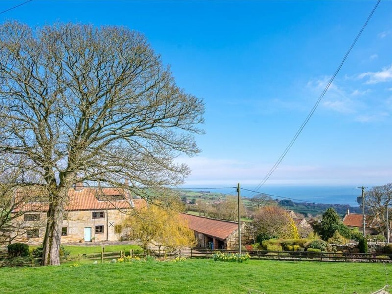 The idyllic approach to Beacon Hill Farm.