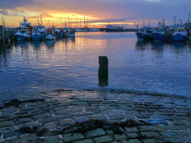 Pre-sunrise pastels.
