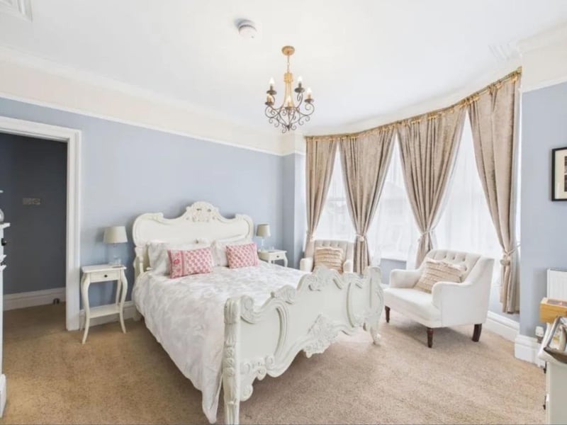 Six of the eight bedrooms are currently used for the guest house. Picture: Zoopla