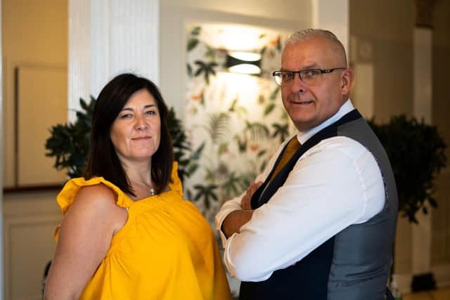 Sarah Corrie-Pearce and Neil Street-Bailey.