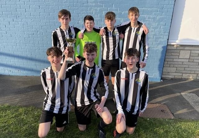 Caedmon College U15 A Scarborough District 7-a-side champions.