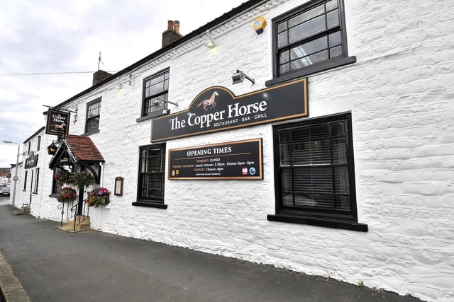 The Copper Horse in Seamer ranked at number eight. A Tripadvisor review said: "Absolutely beautiful, the service was impeccable, the food was beautiful, we can't wait to come back for a meal in the evening."