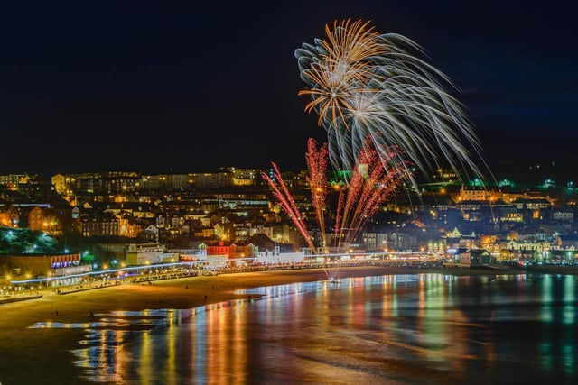 NOVEMBER - Fireworks in Scarborough, by Ian Hill