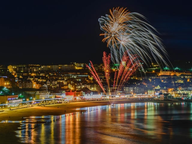 NOVEMBER - Fireworks in Scarborough, by Ian Hill