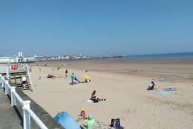 This beach scene was snapped by Shelagh E Wallace.
