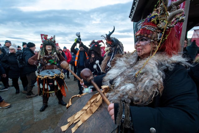 Participants during the Whitby Krampus Run in Whitby, picture Bruce Rollinson.
It takes place this year on December 7-8.