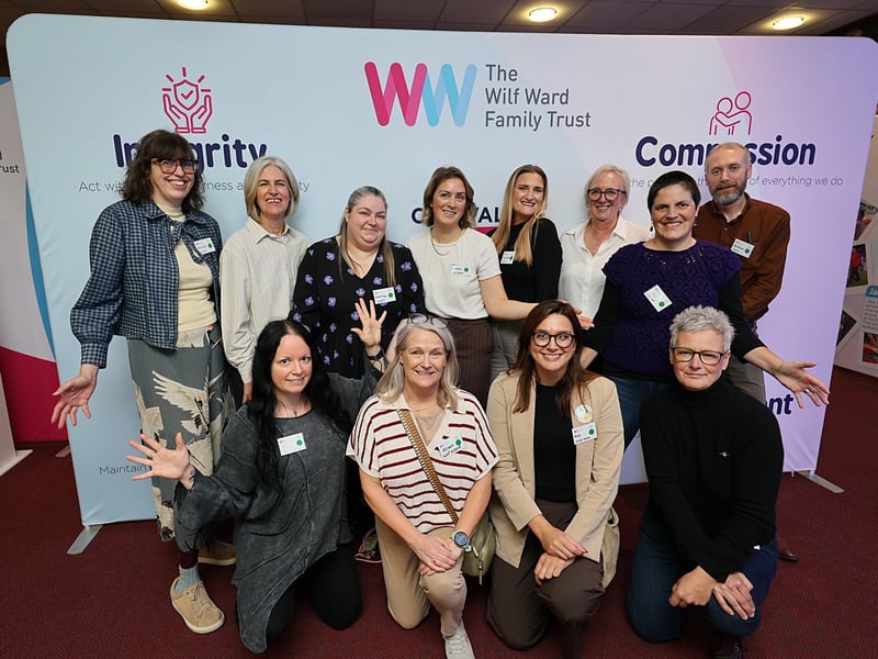 The Wilf Ward Family Trust team. Photo: Richard Ponter