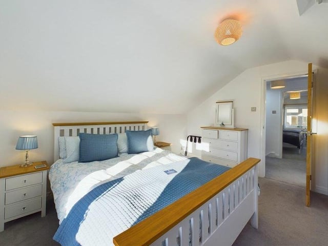 One of the first floor bedrooms.