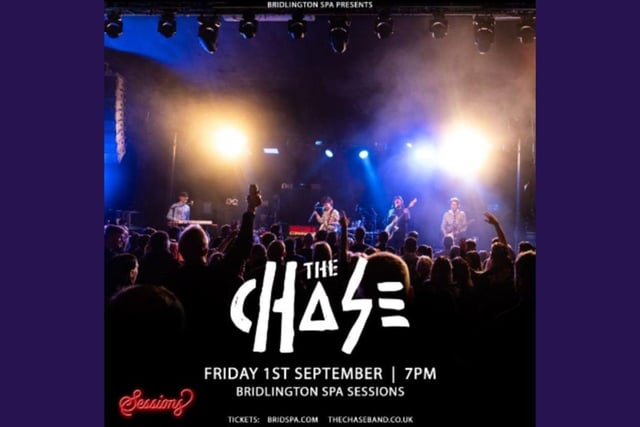 Indie rock band The Chase are due to perform on September 1 at Bridlington Spa. They have performed at some of the best UK festivals including: Isle of Wight, Y Not, Truck, The Great Escape. They have also been on nationwide tours and support slots with The Kaiser Chiefs, Dualers, The Rifles, The K's, The Clause and more.