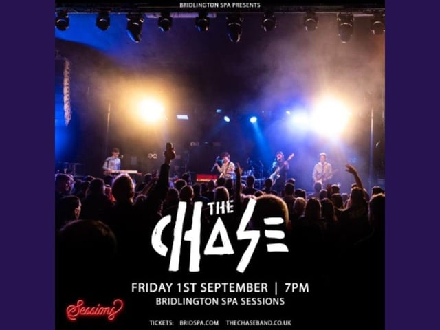 Indie rock band The Chase are due to perform on September 1 at Bridlington Spa. They have performed at some of the best UK festivals including: Isle of Wight, Y Not, Truck, The Great Escape. They have also been on nationwide tours and support slots with The Kaiser Chiefs, Dualers, The Rifles, The K's, The Clause and more.
