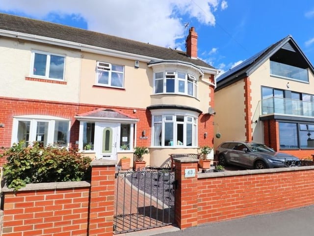 This semi-detached home, for sale at £375,000, is located off Bridlington's north side seafront, within walking distance of the town, and with sea views. Call Ullyotts on 01262 401401.