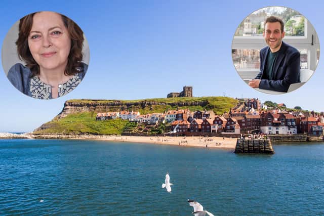 Whitby is set to welcome actress Greta Scacchi, left, and writer James Bailey.