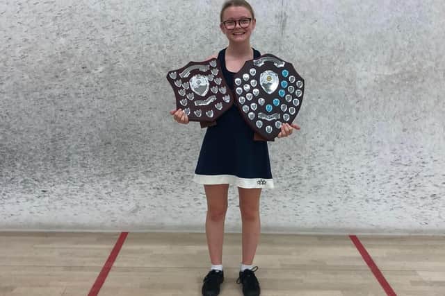 Hattie Langley won the Mens and Ladies Bridlington Squash Summer Leagues