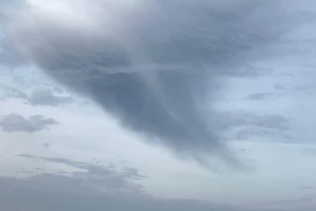 'Religious cloud' spotted over Scarborough.picture: Damian Loughran.