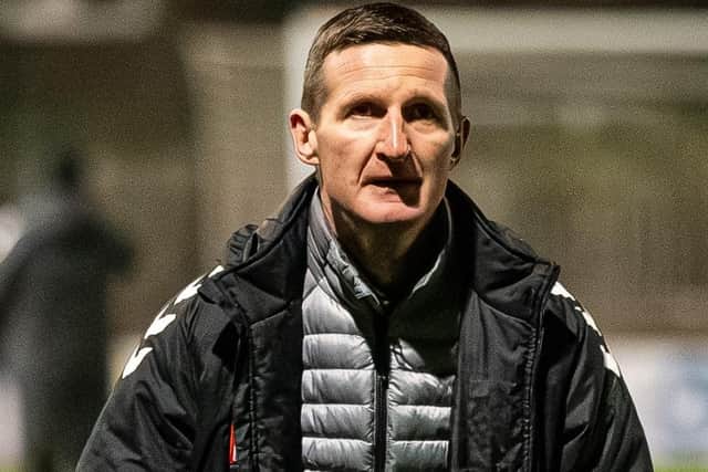 Whitby Town joint-boss Lee Bullock,. Photo by Brian Murfield